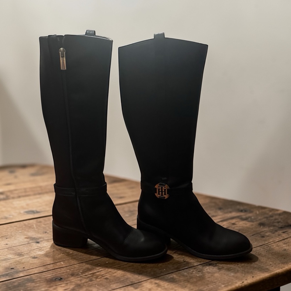 Tommy Hilfiger Elegant Black boots